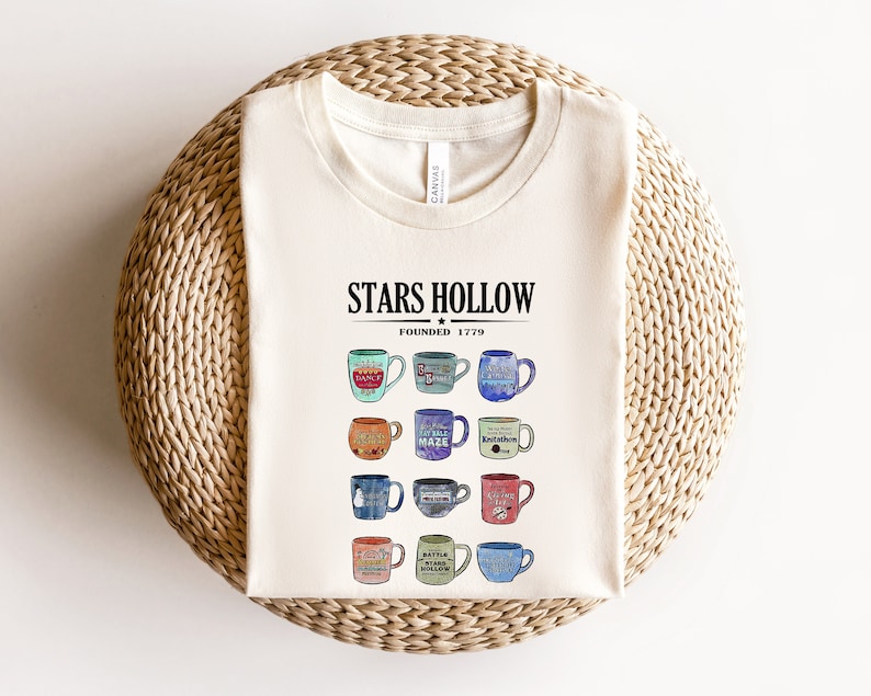 Stars Hollow Mugs Sweatshirt, Luke’s Coffee Sweater, Lukes Diner Hoodie, Mugs of Stars Hollow Annual Events Sweatshirt,