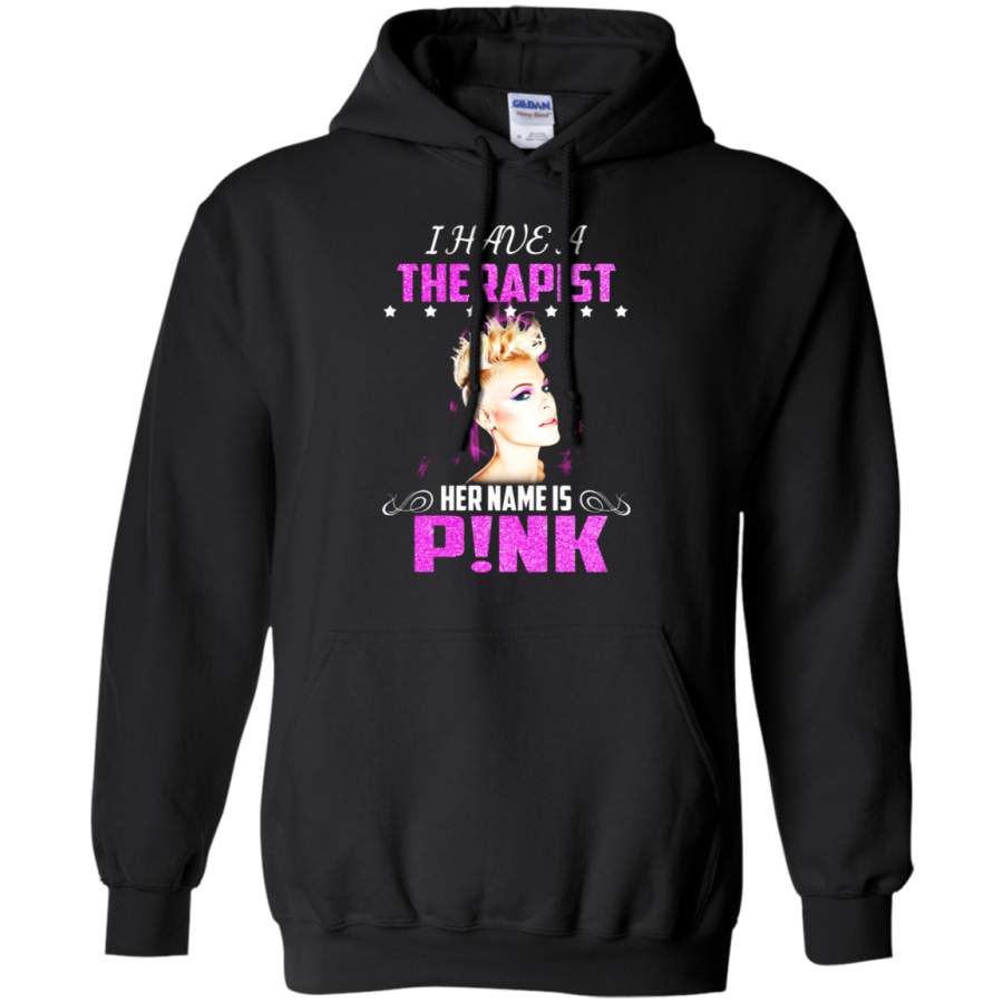 AGR I Have A Therapist Her Name Is Pink Hoodie