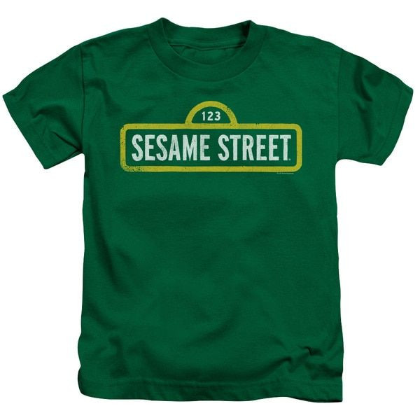 Sesame Street Rough Logo Juvy Shirt