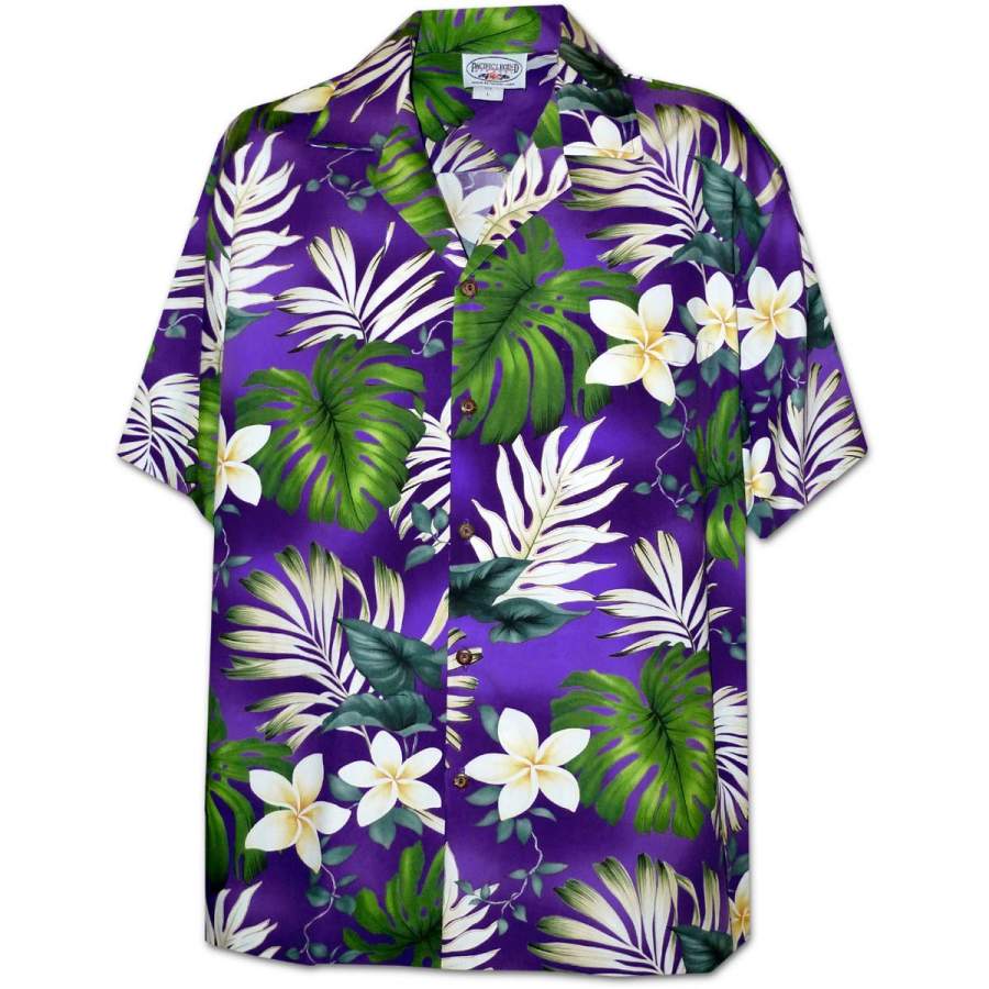 Mr Monstera Purple Hawaii Shirt Ha26729