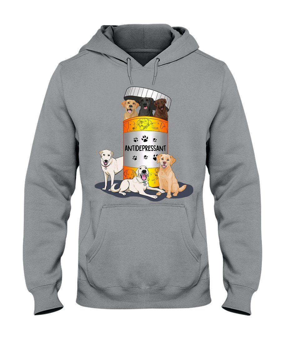 Labrador Puppy Antidepressant Pills Gifts For Dog Lovers Hoodie