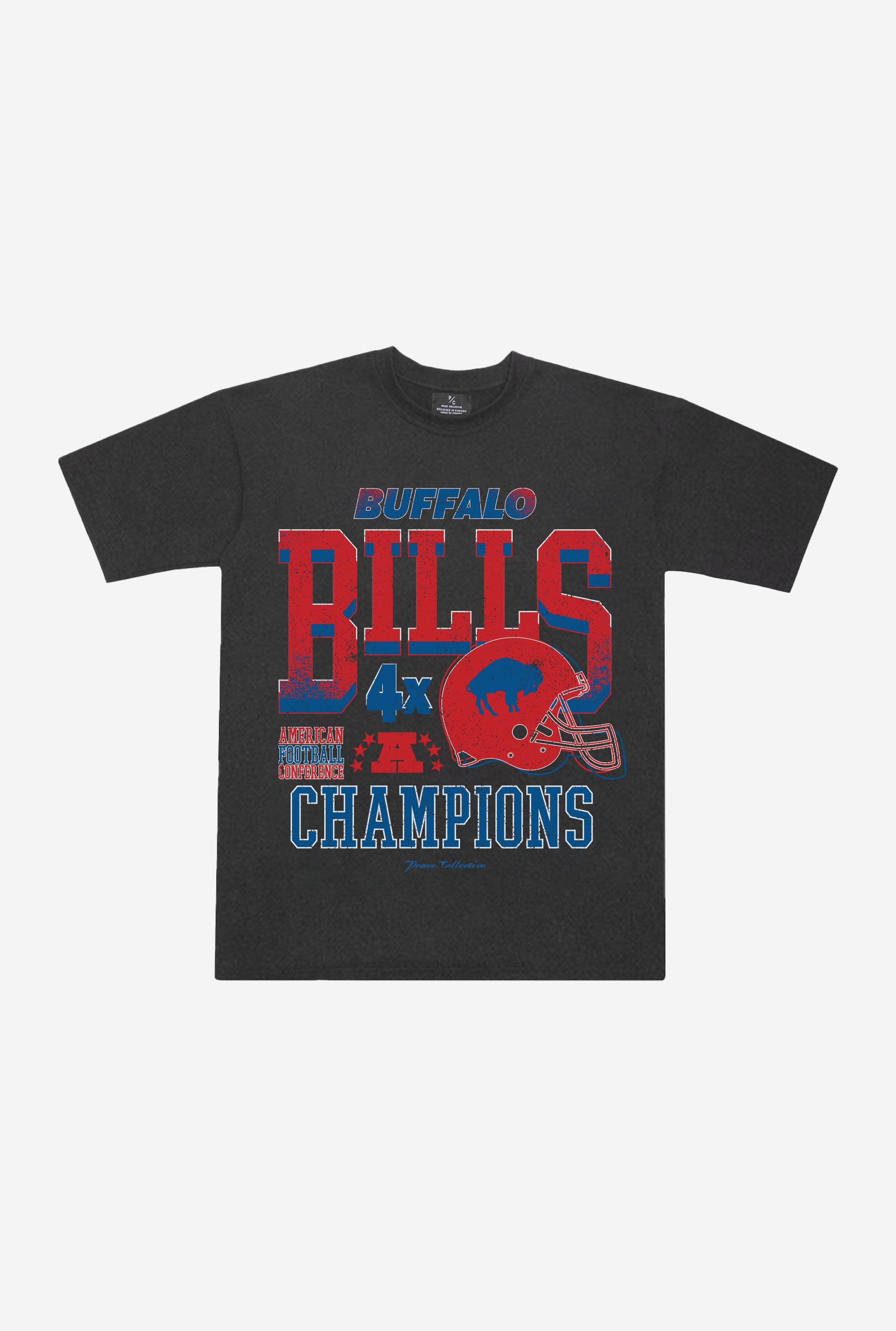 Buffalo Bills Vintage Championship T-Shirt – Black