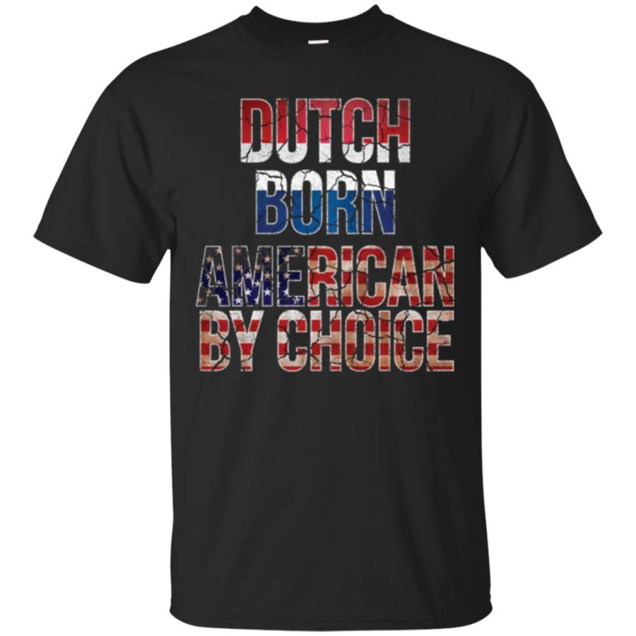 AGR Dutch Born American By Choice National Flag T-Shirt