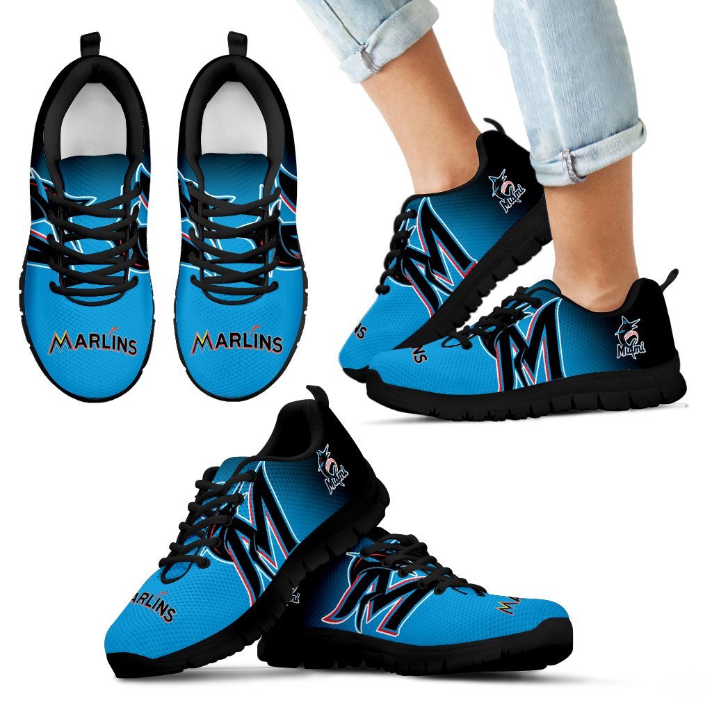 Awesome Unofficial Miami Marlins Sneakers