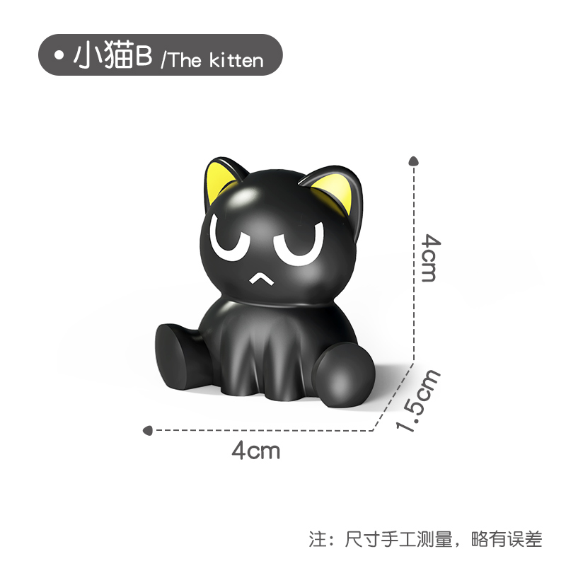 Compatible Locking Animals Black Cat Toys For Children Kitten Interesting handmade DIY Bricks Gifts Compatible Building Blocks alx