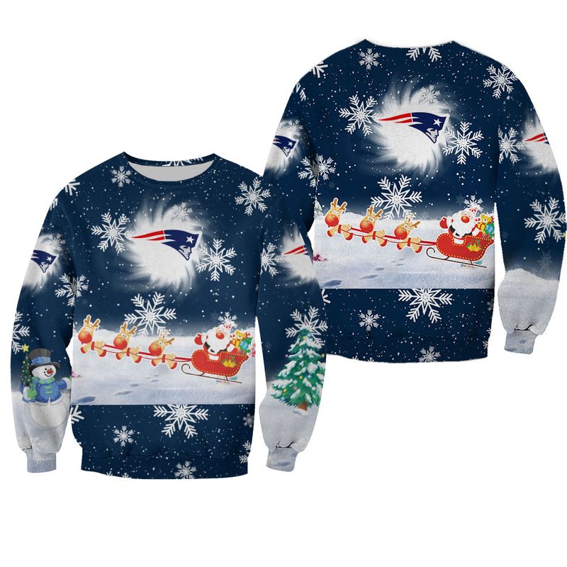 New England Patriots Cool Christmas Sweatshirt