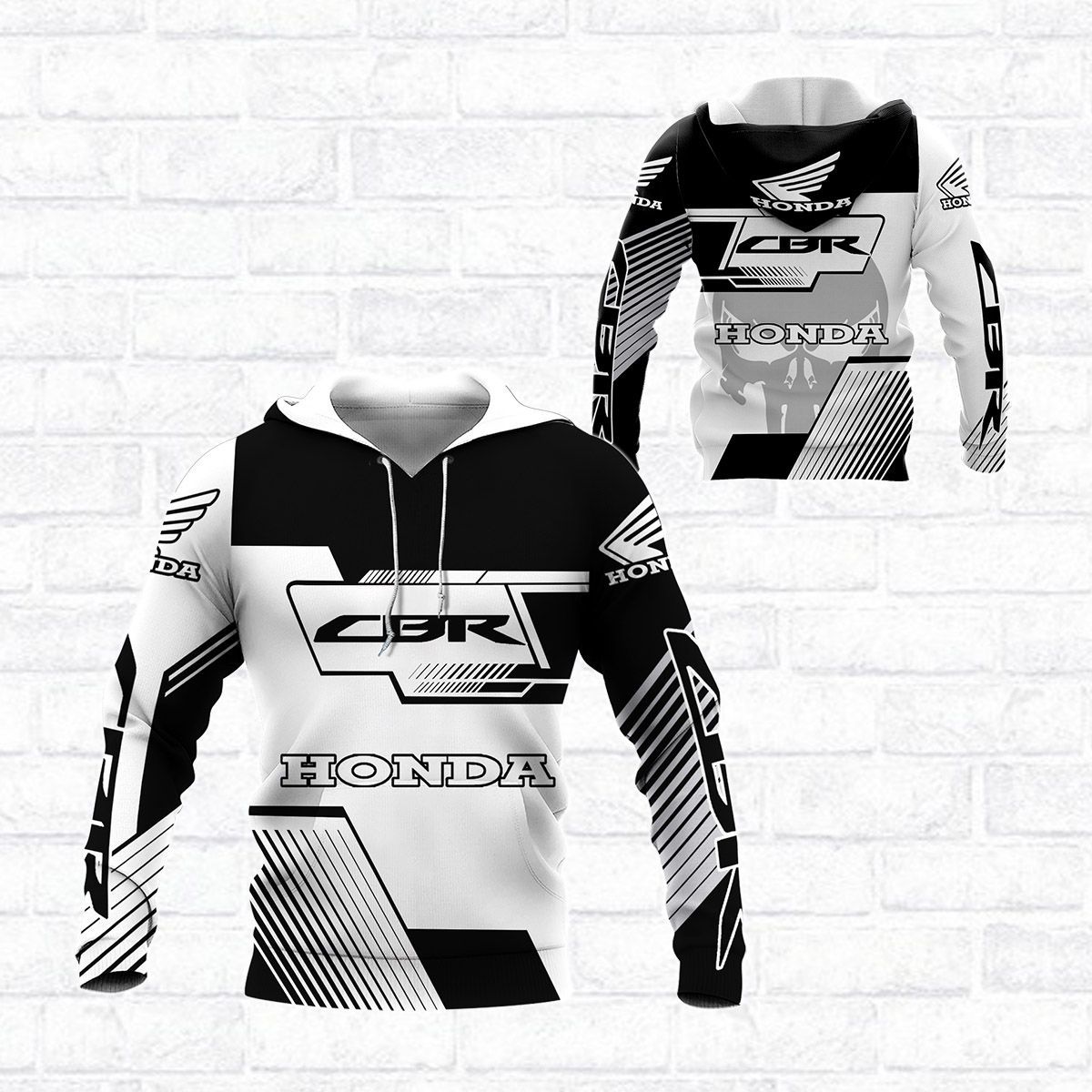 3D All Over Printed Honda CBR TNC-HT Shirts Ver1 (White)