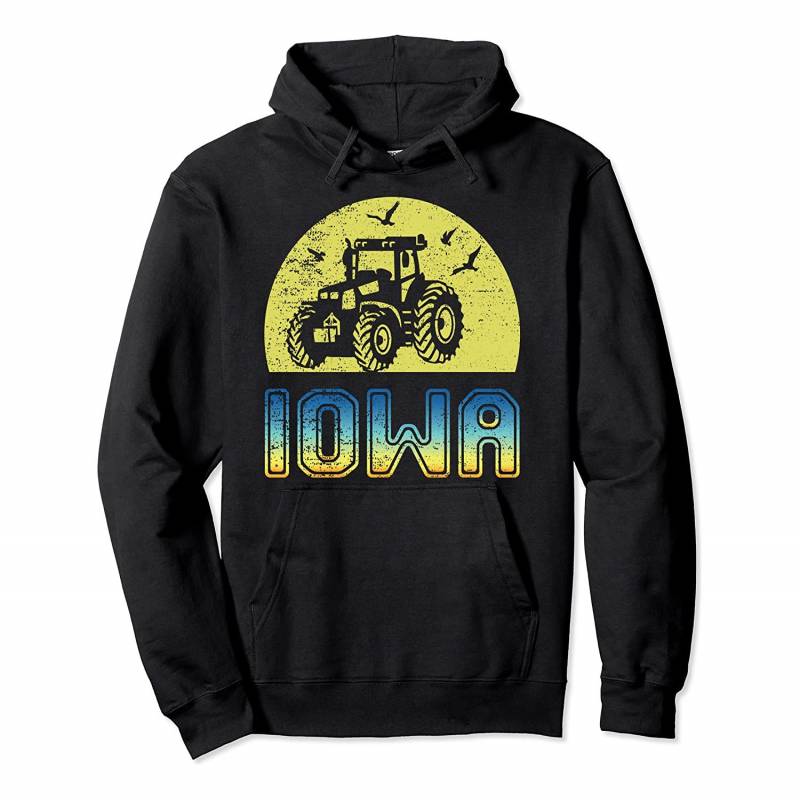 Farming Iowa Tractor Farmer State Souvenir Gift Pullover Hoodie, T Shirt, Sweatshirt