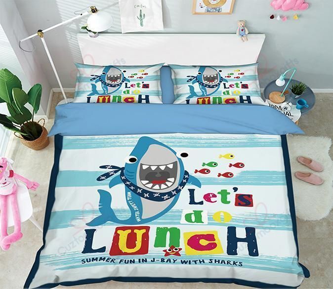 Shark Eat Fish Bedding Set (Duvet Cover & Pillow Cases)