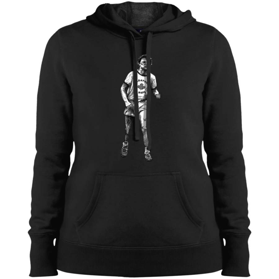 AGR Terry Fox 1980 Ladies’ Pullover Hooded Sweatshirt