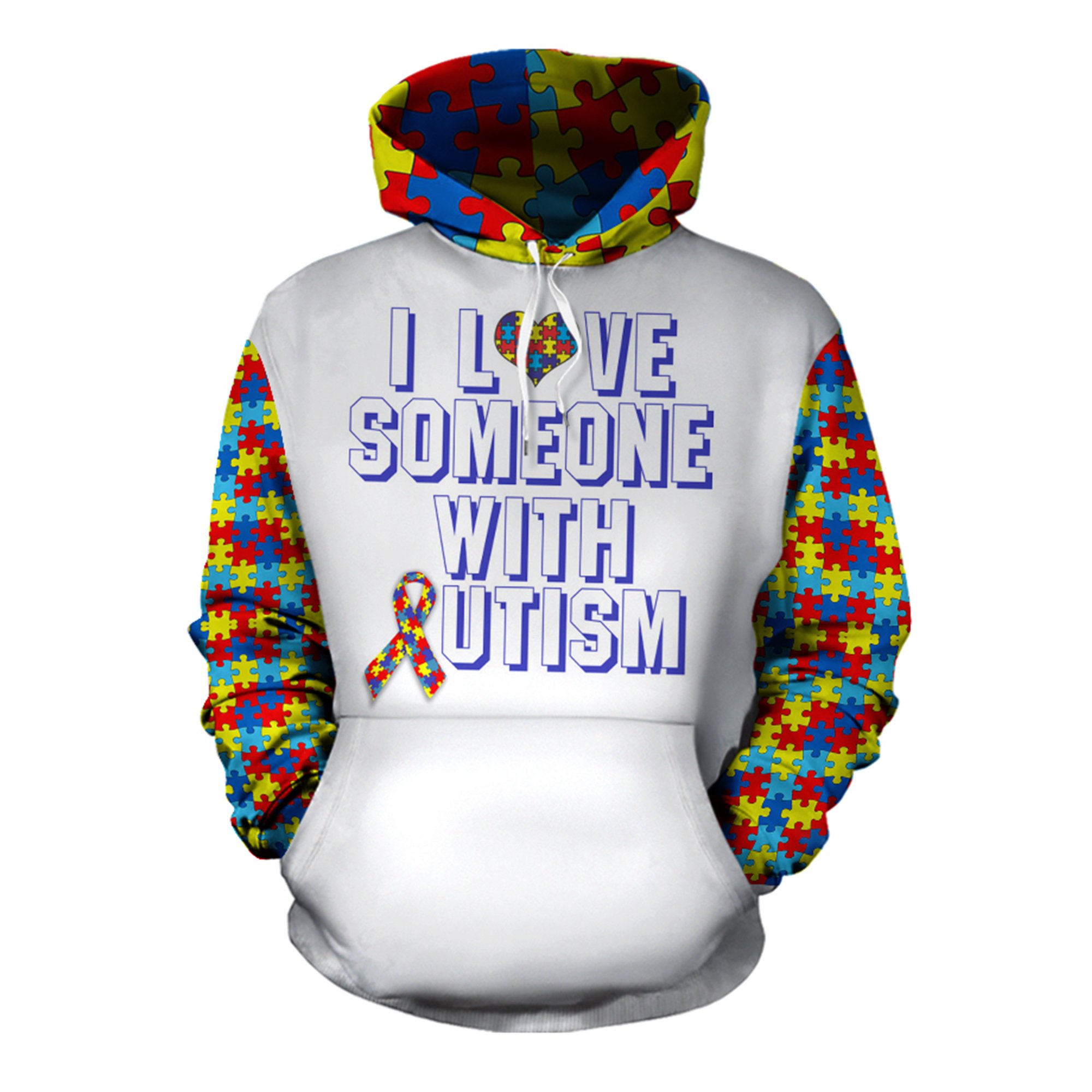 ‘I Love Someone With Autism’ 03 Hoodie