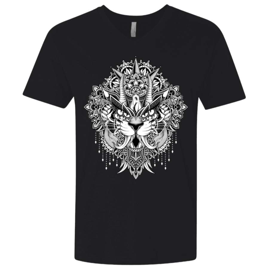 Tiger Mandala Men’s Premium V-Neck