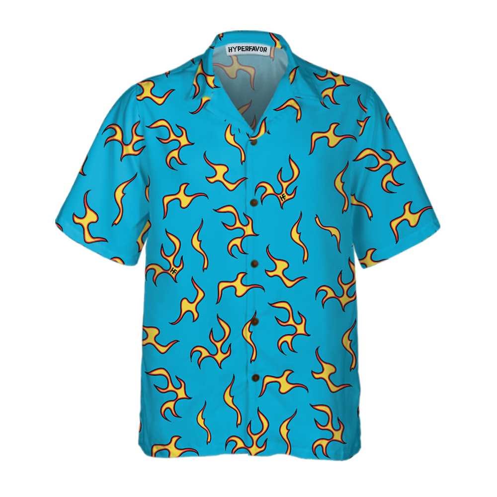 Golf Wang Flame Pattern Hawaii Unique Shirt For Print Ha88292