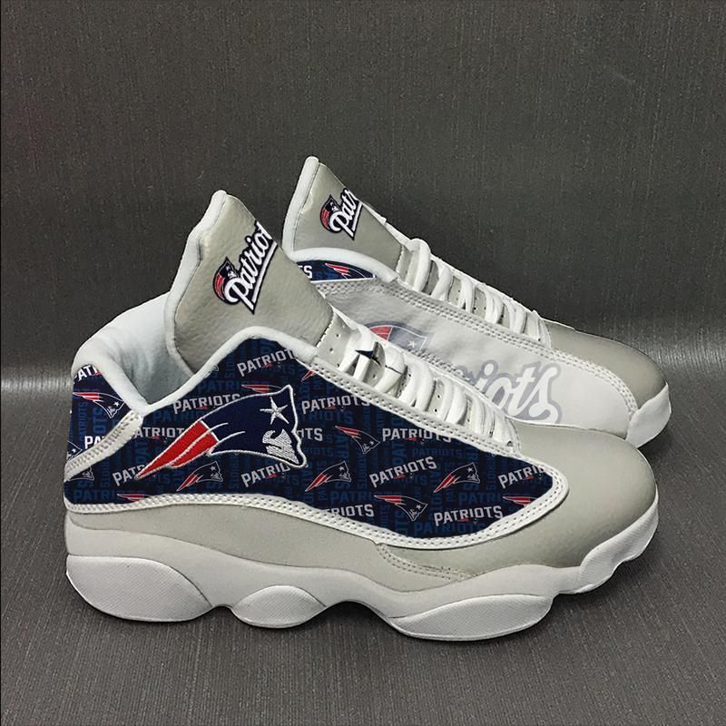 New England Patriots Football Team Form Air Jordan 13 Shoes Sport Sneakers