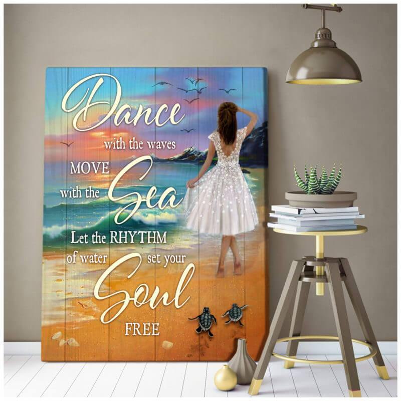 Beach Girls – Gift For Home Decor, Best Gift Idea, Gift For Family – Canvas Prints, Matte Canvas