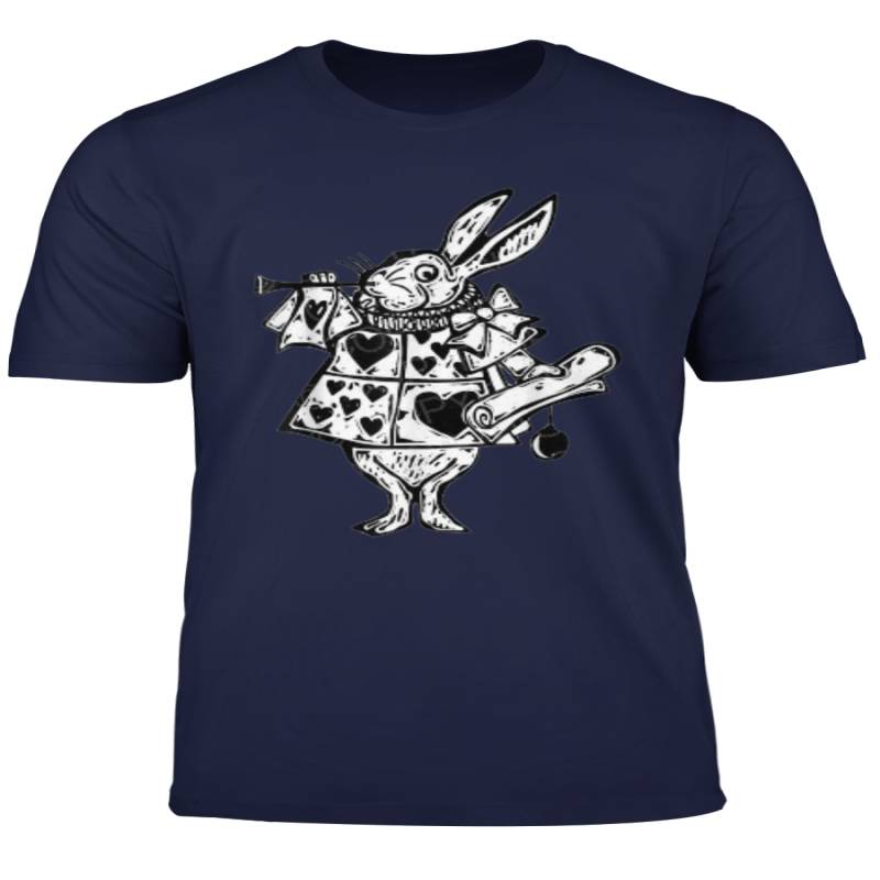 White Rabbit Alice In Wonderland Retro Vintage Gift Idea T Shirt