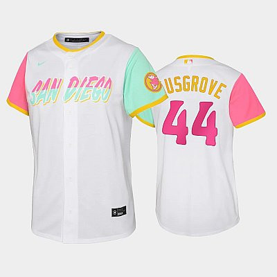 2022-23 City Connect Youth San Diego Padres Joe Musgrove 44 Joe Musgrove Jersey – White