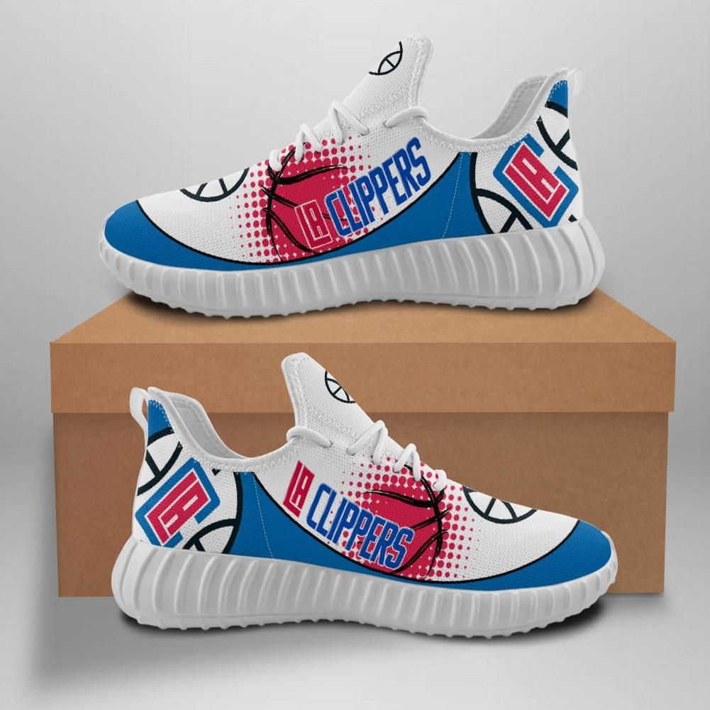 Los Angeles Clippers Custom Shoes Sport Sneakers Basketball Los Angeles Clippers Yeezy Boost MLB x Fashionfrontiers