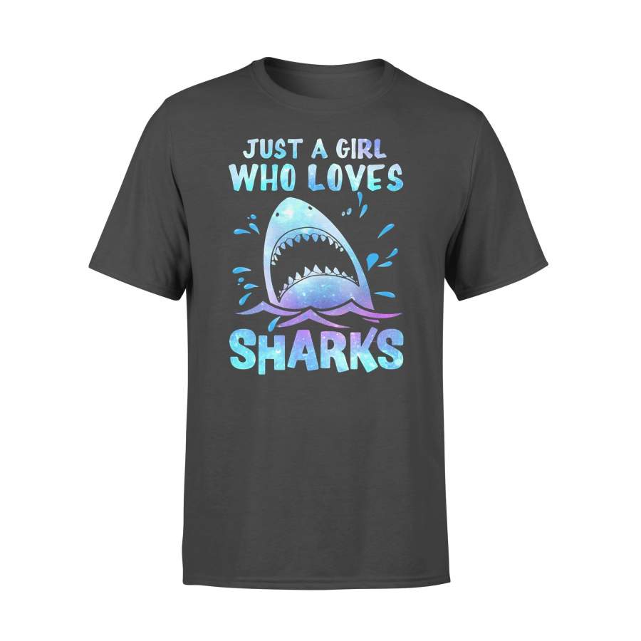 Just A Girl Who Loves Sharks T-shirt