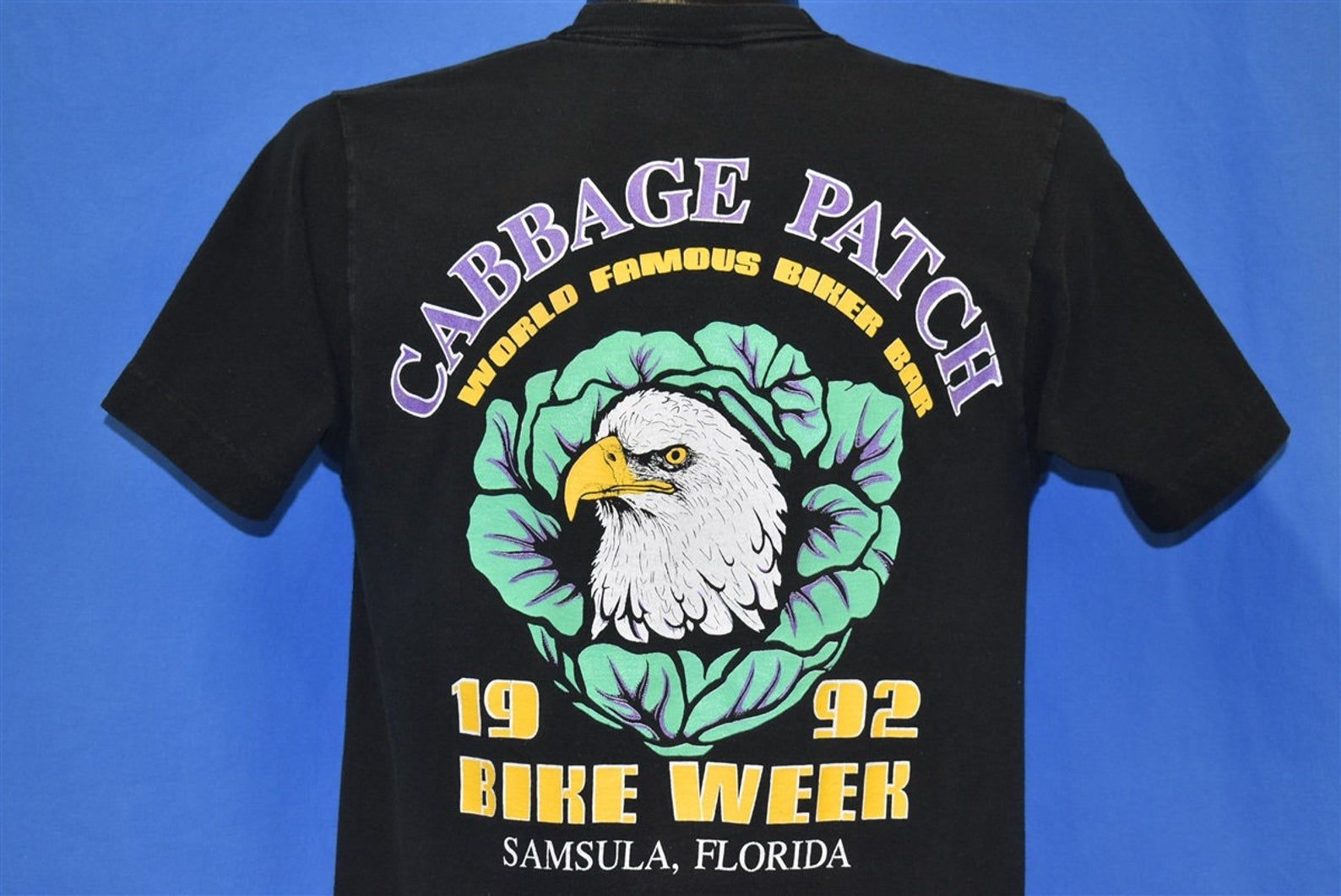 90S Cabbage Patch Bike Week 1992 Sopotnick Samsula Florida Pocket Tee T