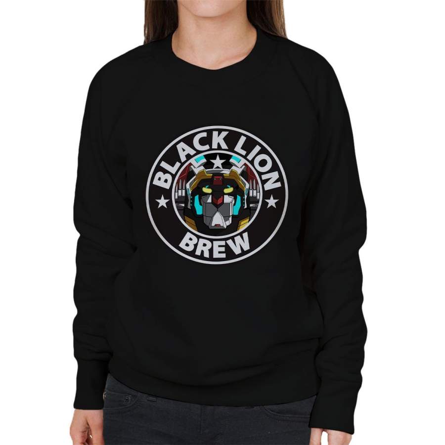 Voltron Black Lion Brew Coffee Women’s Sweatshirt