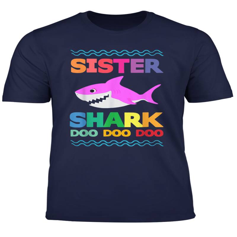 Sister Shark T Shirt Doo Doo Mommy Daddy Brother Baby Tshirt