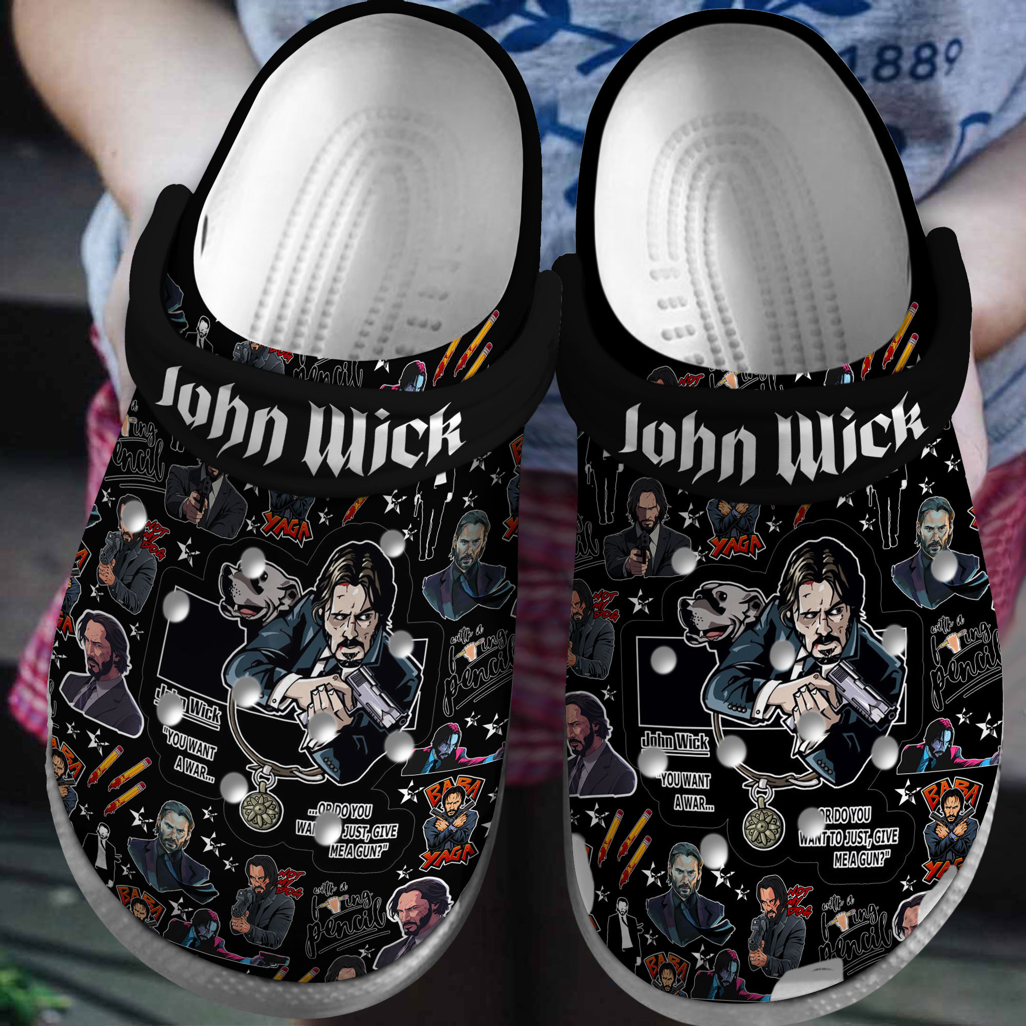 John Wick Movie Crocss Clogs For Men Women And Kid Ttp2405807377