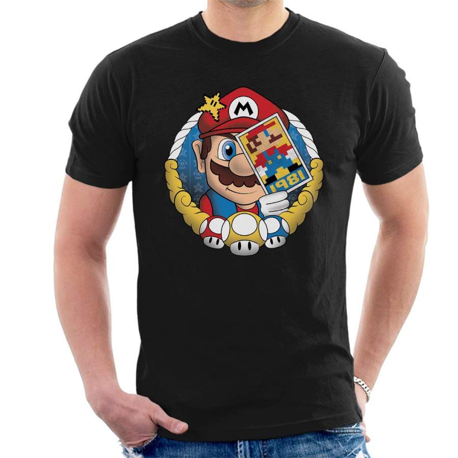 Super Mario Origin Jumpman 1981 Men’s T-Shirt