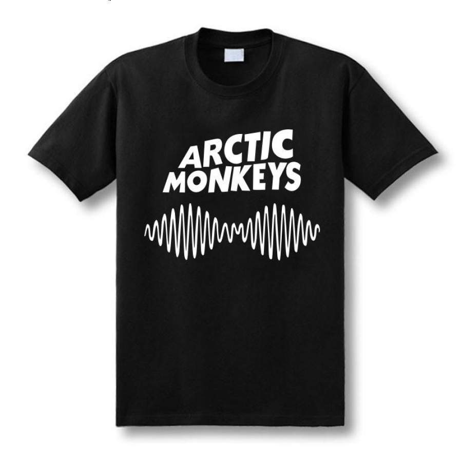 Arctic Monkeys T Shirt Cotton Men’S Short-Sleeve Custom Black Tshirt