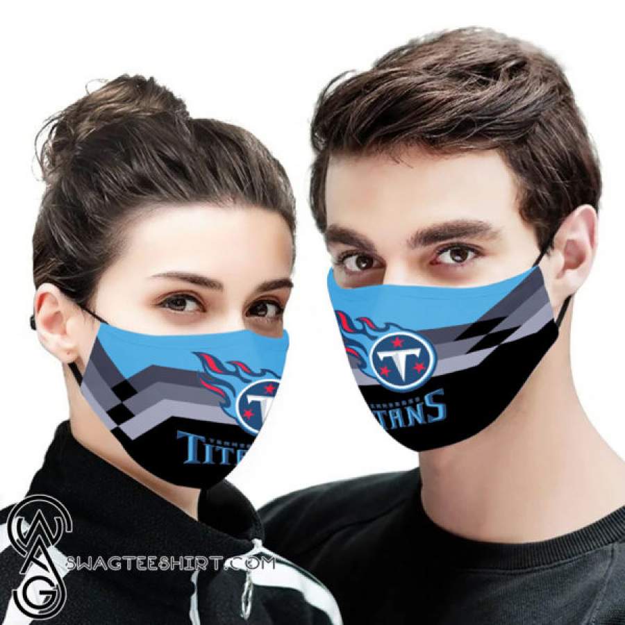 Tennessee titans all over printed face mask