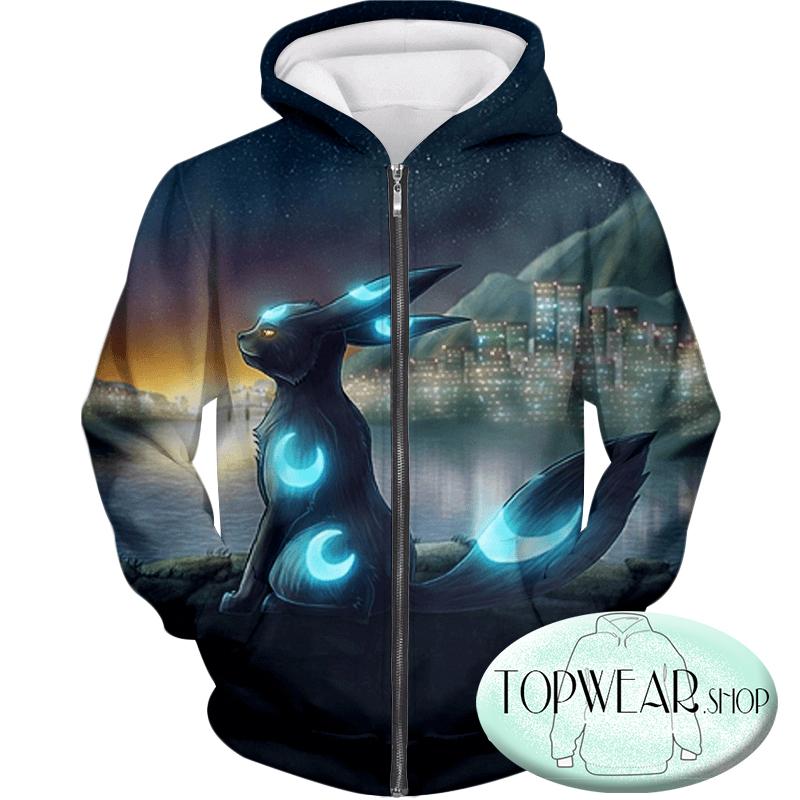 Pokemon Hoodies – Cool Dark Pokemon Zip Up Hoodie