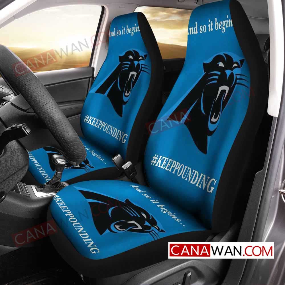 Carolina Panthers Style026 3D Customized Personalized Car Seat Cover