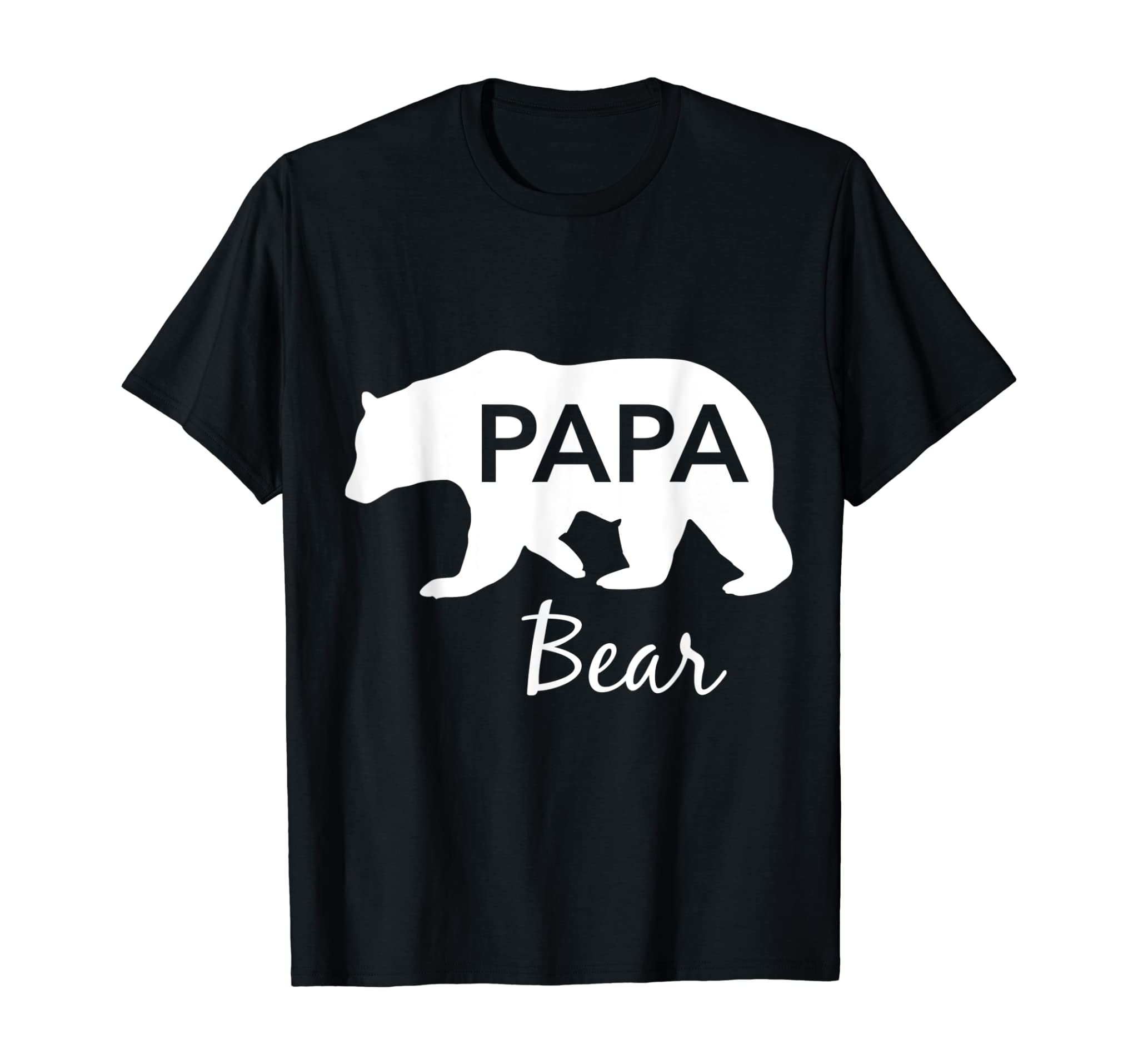 Mens Papa Bear Great Gift For Dad Grandpa Father Day T-Shirt