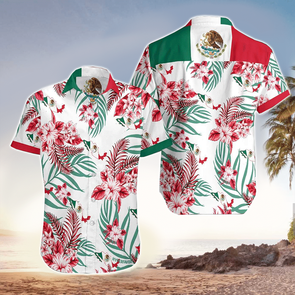 Mexico Hawaii Shirt Aloha Ha99264