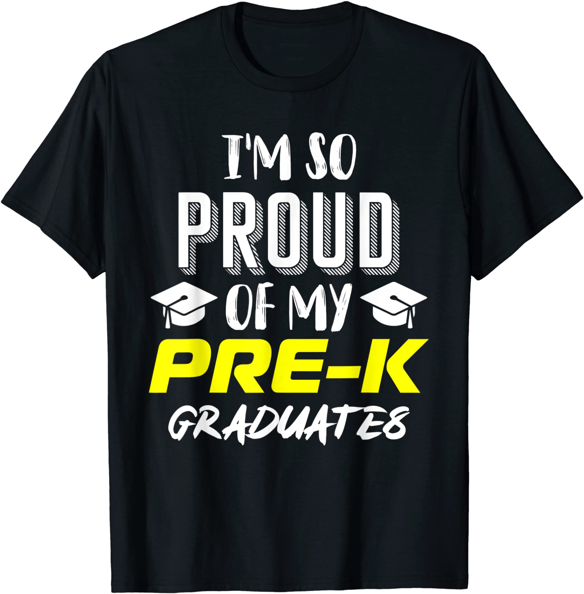 Pre-K Graduation Cap For Proud Teacher and Parent Dad Mom T-Shirt