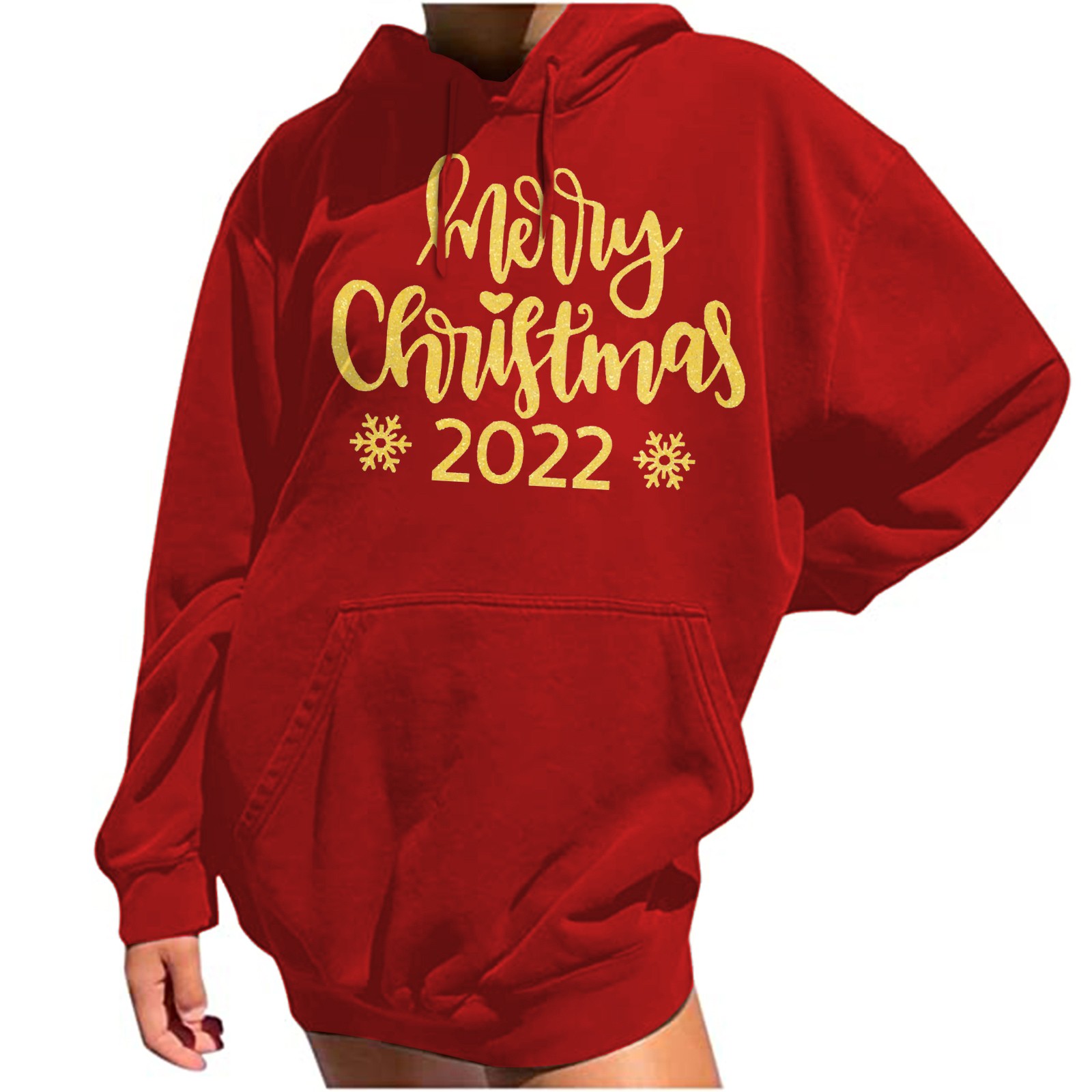 Christmas Elk Print Crop Hoodies Sweatshirt Cute Cartoon Oversized Hoodie Men Streetwear Pull Femme Women’s Winter Sweatshirts alx