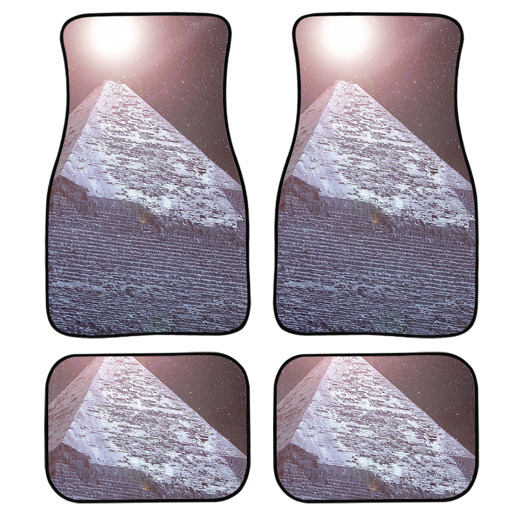 Giza Pyramid Print Front And Back Car Floor Mats, Front Car Mat