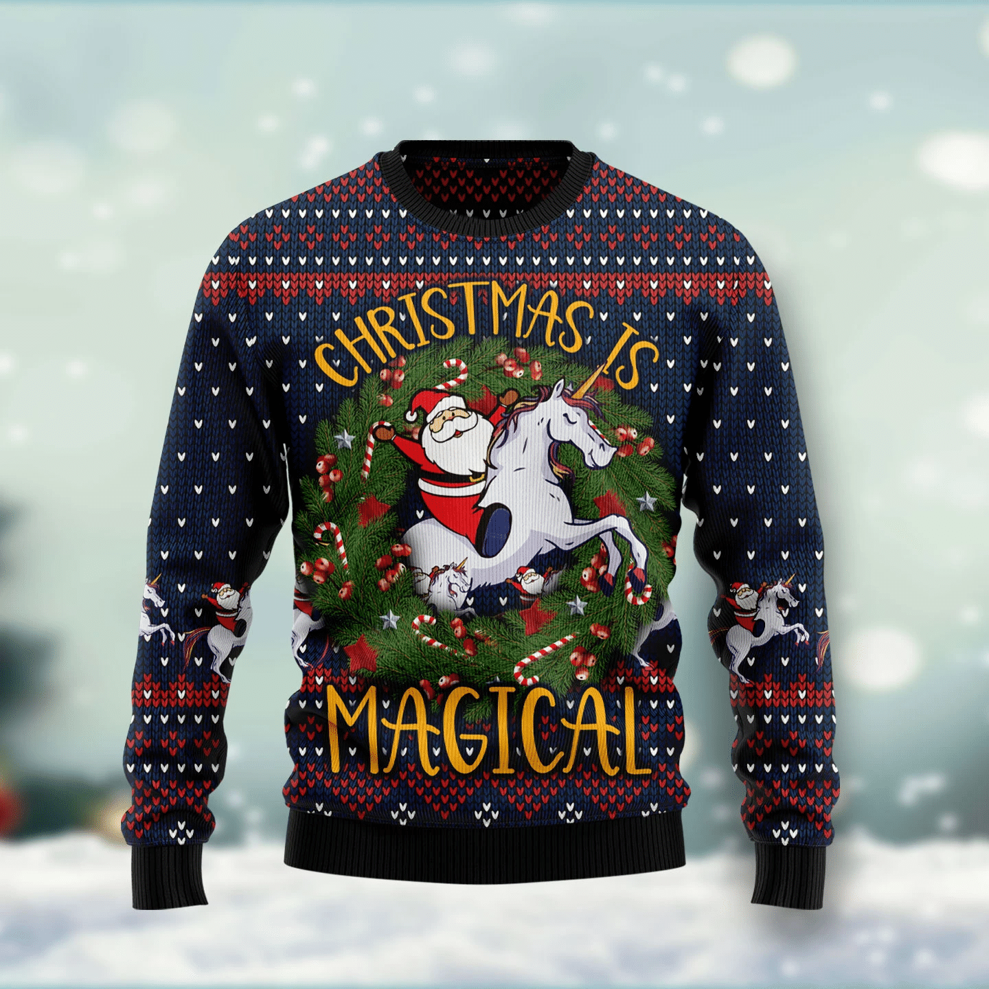 Unicorn Christmas Is Magical Christmas Ugly Sweater