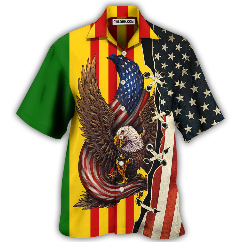 Veteran Vietnam Veteran Eagle Proud – Hawaiian Shirt – Owl Ohh