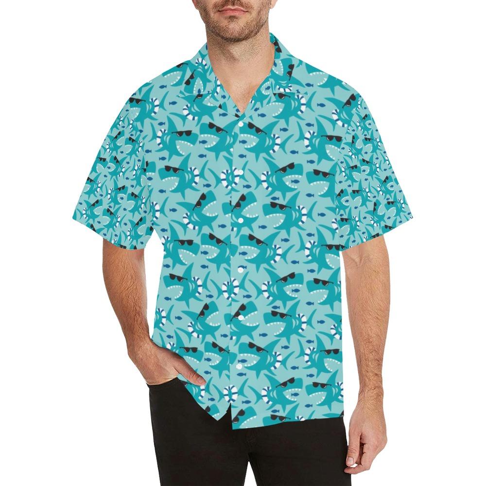 Shark Cute Print Design Lks302 Hawaiian Shirt