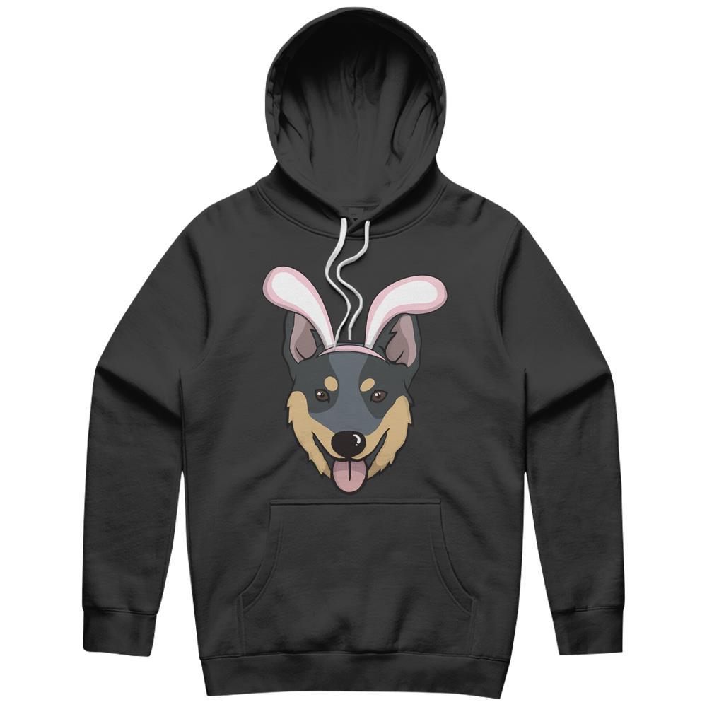 Cute Easter Australian Cattle Dog Bunny Ears Rabbit Hoodie