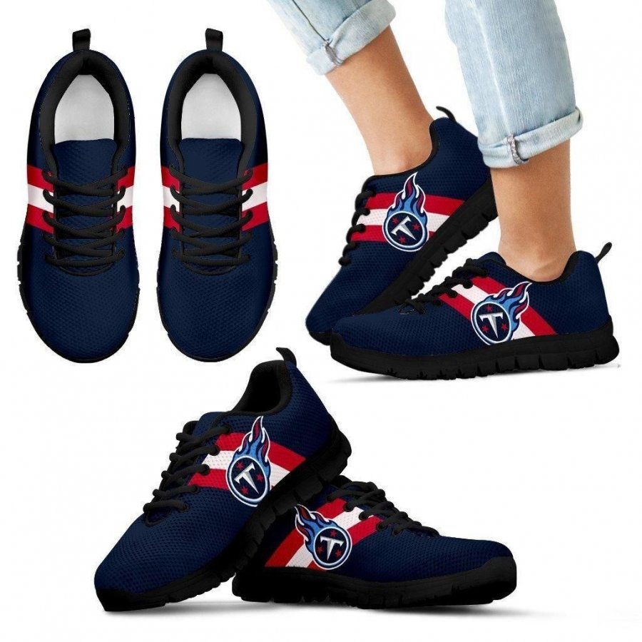 Three Colors Vertical Tennessee Titans Sneakers #357