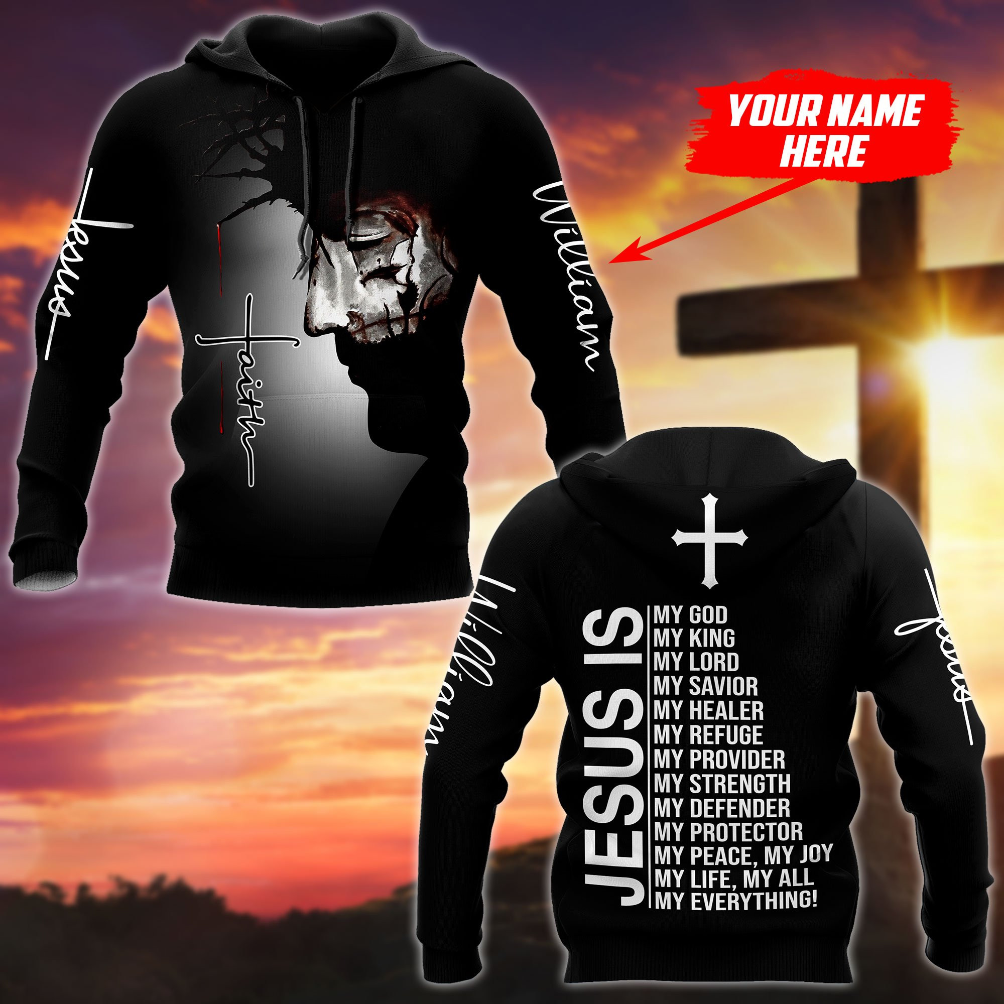 Jesus 3D All Over Printed Shirts For Men And Women Pi112012