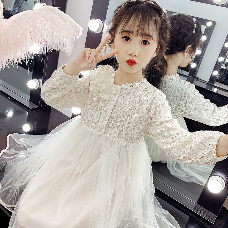 Teenage Girl Clothes Spring Autumn Princess Dresses 2020 Hot New Pink Boutique Beauty Cinderella Dress Little Girl Cute Clothing alx