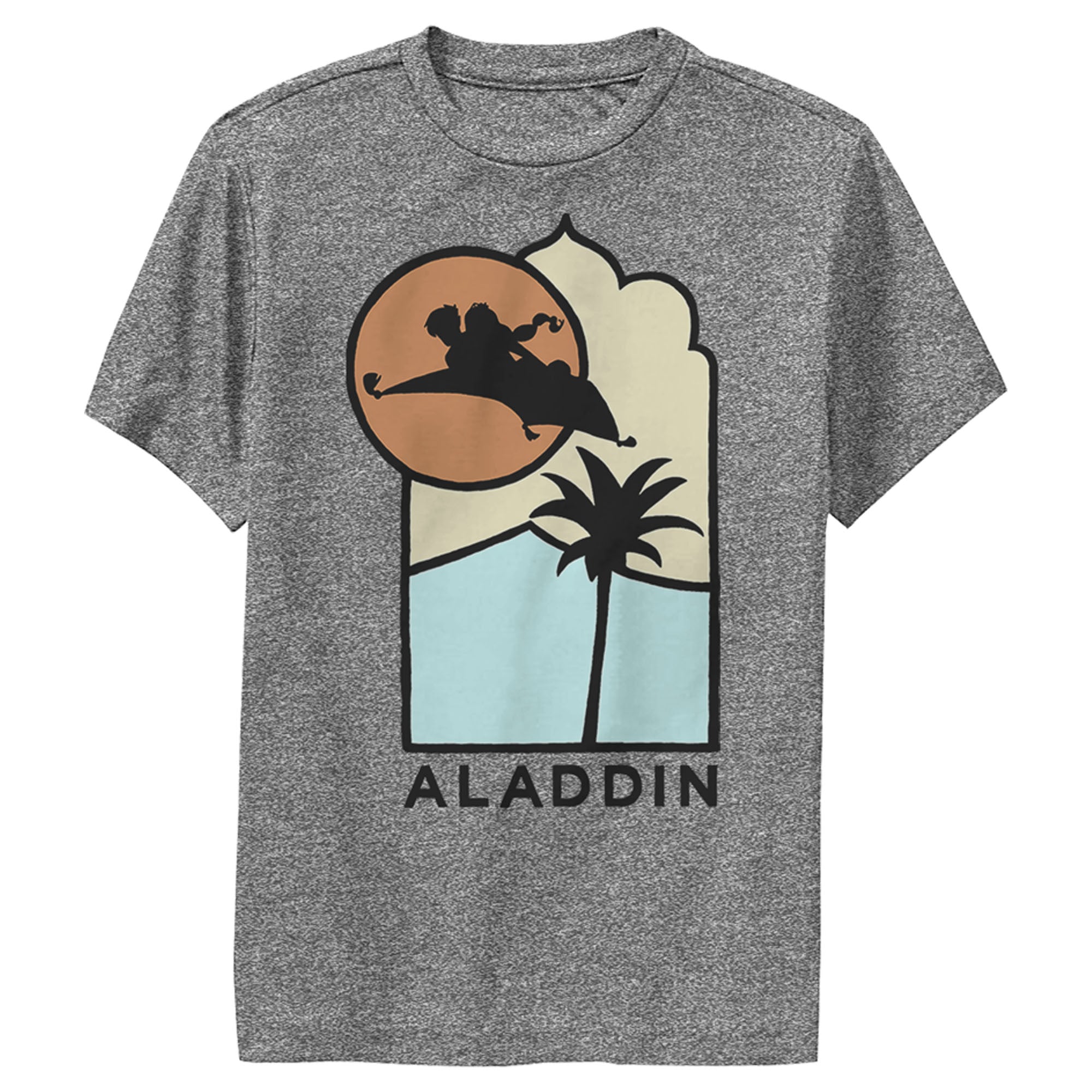 Boy’S Aladdin Aladdin Block Carpet Ride Performance Tee