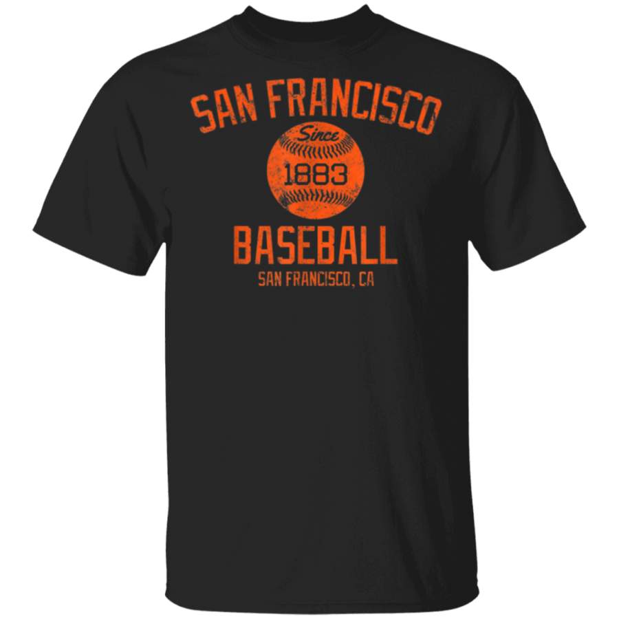 Vintage San Francisco CA Baseball 1883Classic Fan Tshirt