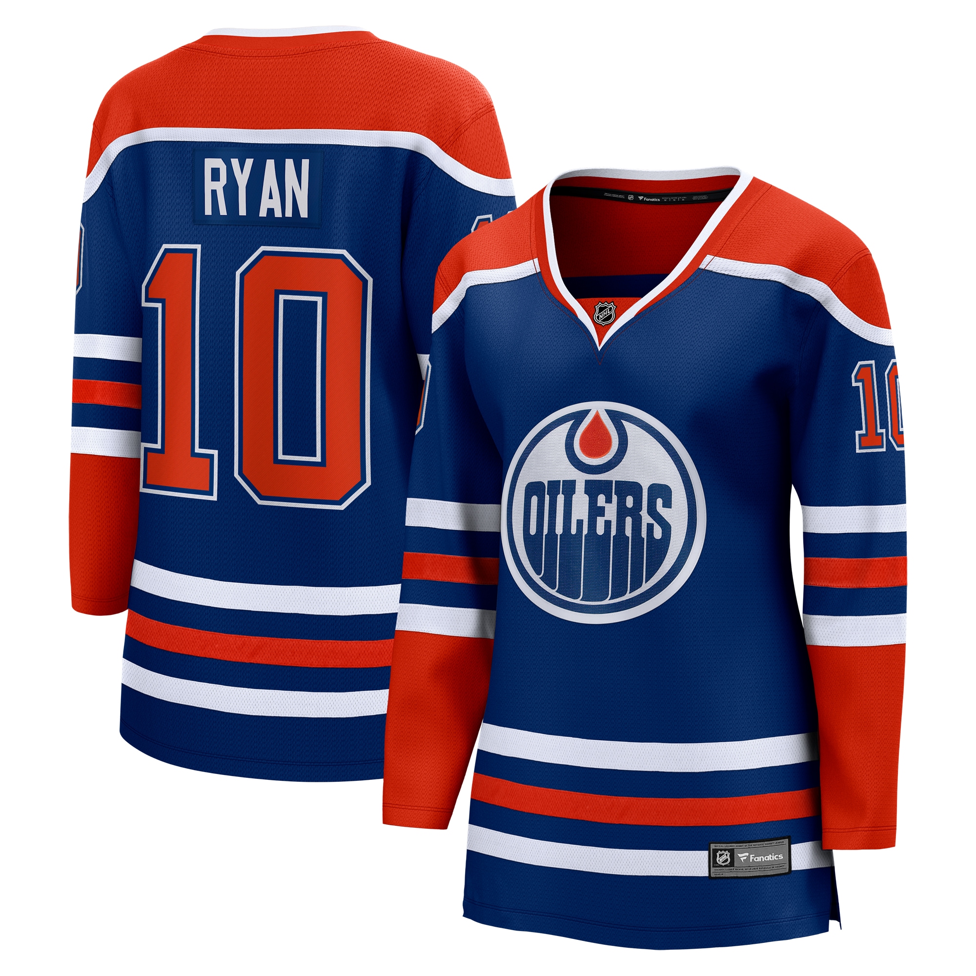 Women's Edmonton Oilers Derek Ryan Royal Home Breakaway Player Jersey