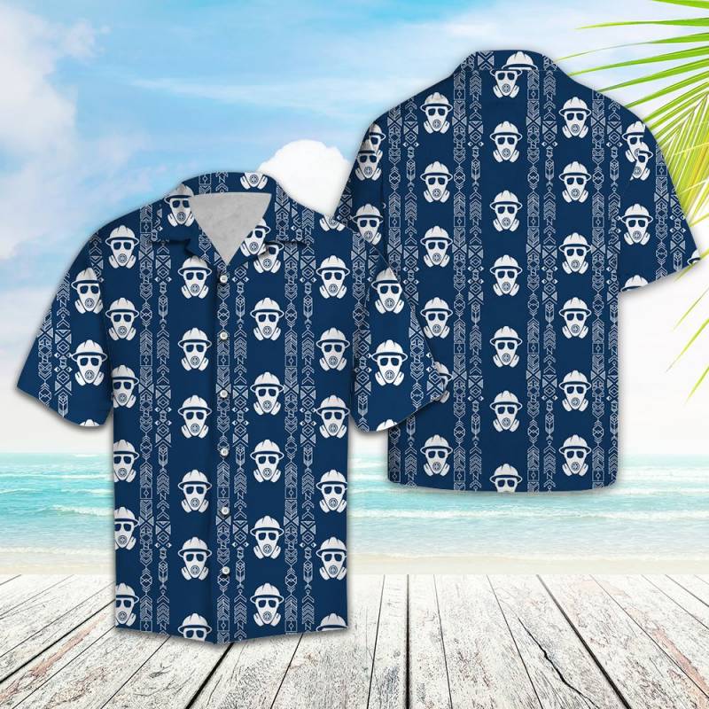 Firefighter Pattern Hawaii Shirt Ha17029