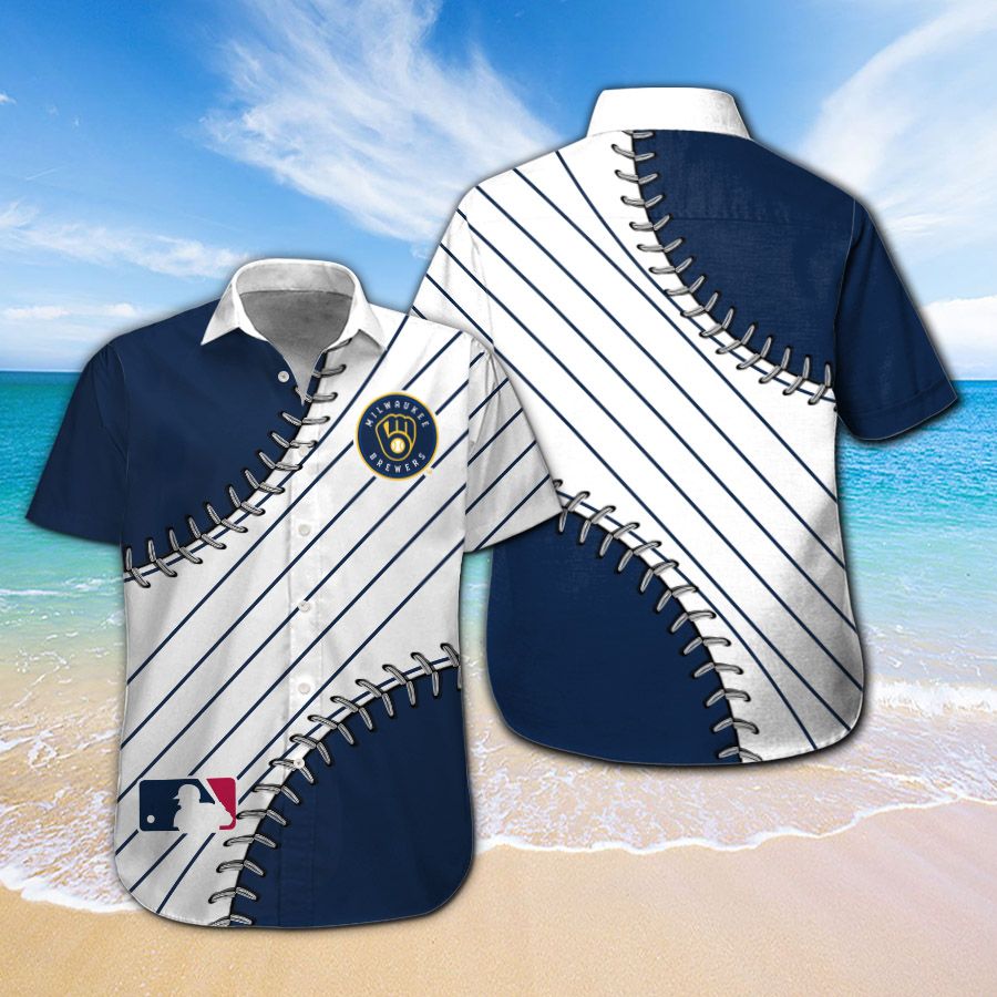 Milwaukee Brewers Hawaii Shirt And Beach Shorts 267 Ha57533