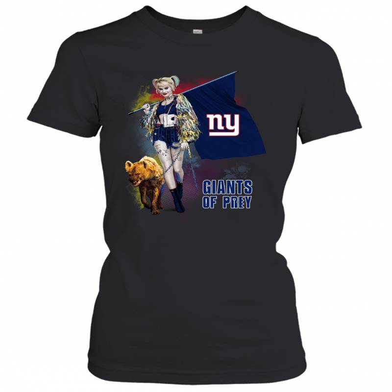 Harley Quinn flag New York Giants Of Prey Women’s T-Shirt